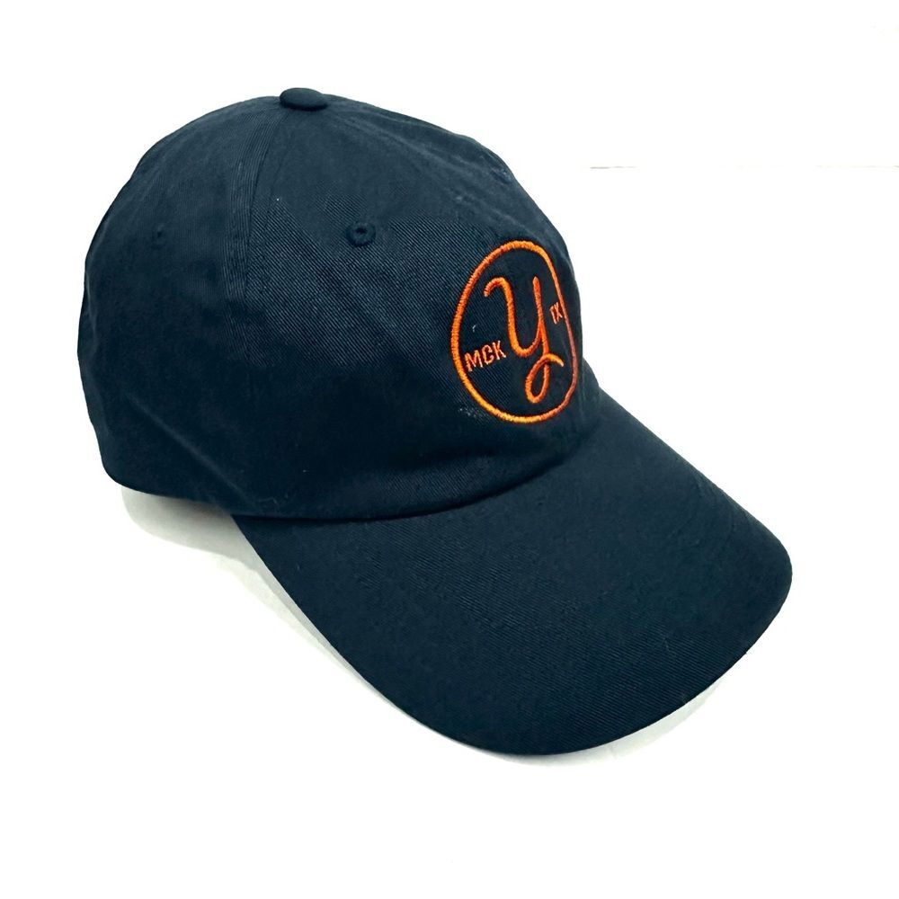 The Classics MCK Y TX Mckinney TX Blue and Orange Unisex Adjustable Hat/Cap